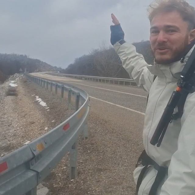 Japonya'ya ulaşmak için Almanya'dan yola çıkan gezgin 6 aydır yürüyor