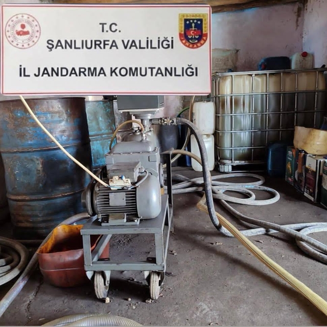 Viranşehir'de kaçak akaryakıt operasyonu : 1 gözaltı