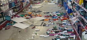 Buldan’da 5.1'lik depremin ardından bazı işletmelerde hasar meydana geldi