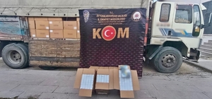 Polis 4 milyon 100 bin adet sahte bandrollü boş makaron ele geçirdi