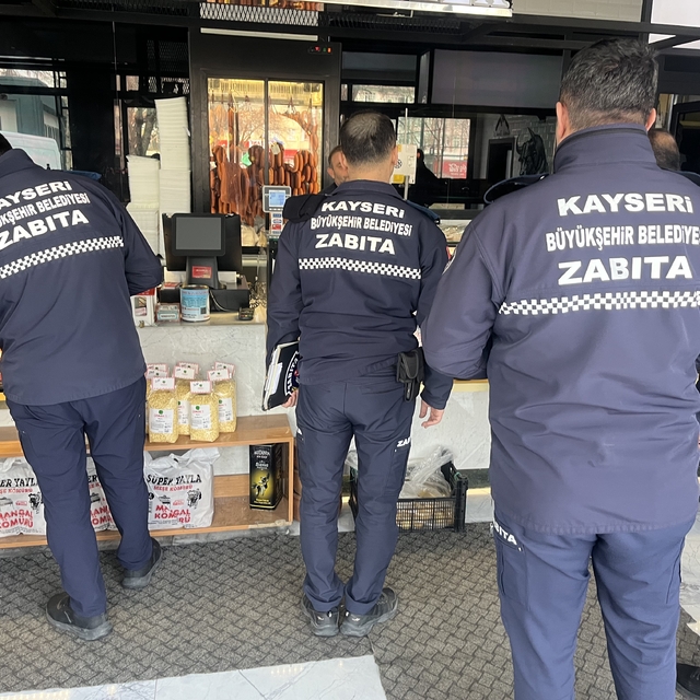 Zabıta, Ramazan denetimlerine kasaplarda devam etti