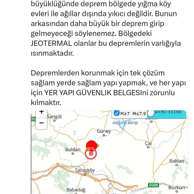 Prof. Dr. Ahmet Ercan'dan Buldan depremi açıklaması: "Bölge M7'lik depreme...