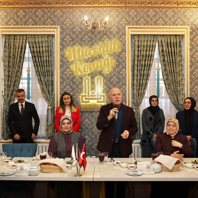 Erzurum'da 8 Mart Dünya Kadınlar Günü'nde "Ahde vefa iftarı" düzenlendi