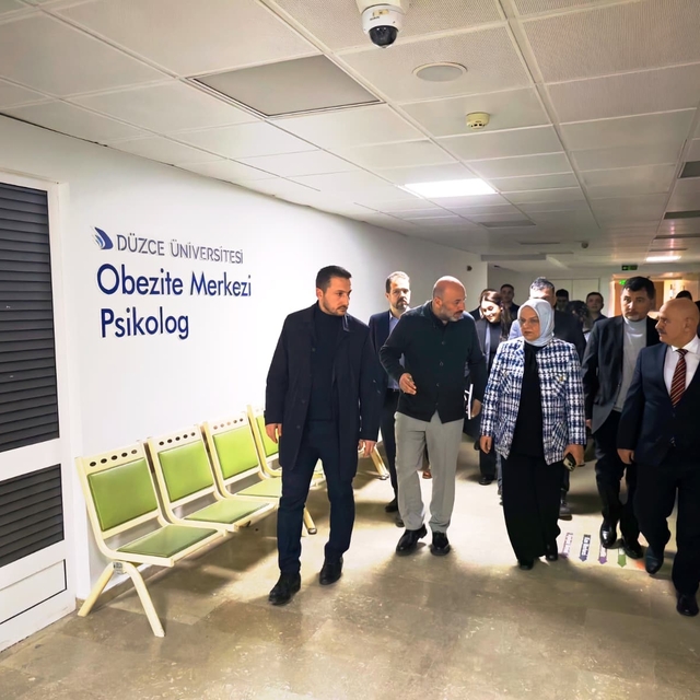 Düzce Üniversite hastanesindeki güçlendirme sürecini incelediler