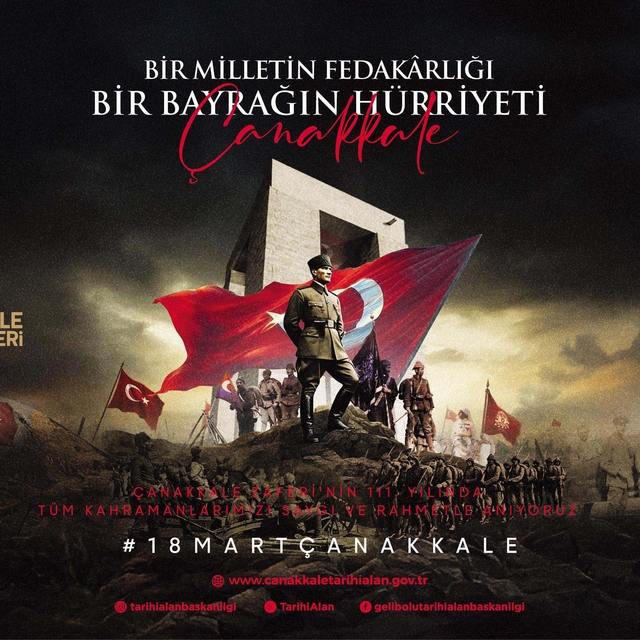 Çanakkale Deniz Zaferi, 'Bir Milletin Fedakarlığı, Bir Bayrağın Hürriyeti'...