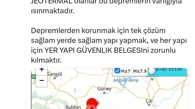 Prof. Dr. Ahmet Ercan'dan Buldan depremi açıklaması: "Bölge M7'lik depreme yatkın"