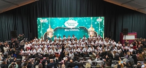 Kadınlardan ritim gösterisi
Kadınlar darbukalarla ritim tuttu, Samsun Ramaz...