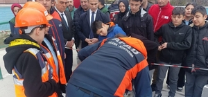 Çorum'da öğrencilere deprem eğitimi
