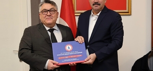 Rektör Özölçer’den Devrek Belediye Başkanı Ulupınar’a ziyaret