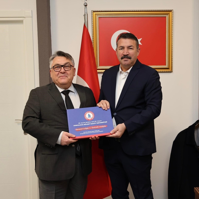 Rektör Özölçer'den Devrek Belediye Başkanı Ulupınar'a ziyaret