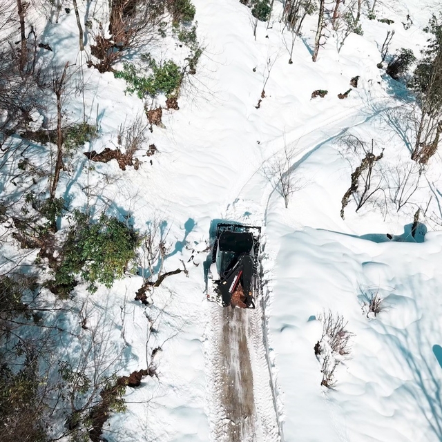Giresun'un yüksek kesimlerinde karla mücadele sürüyor