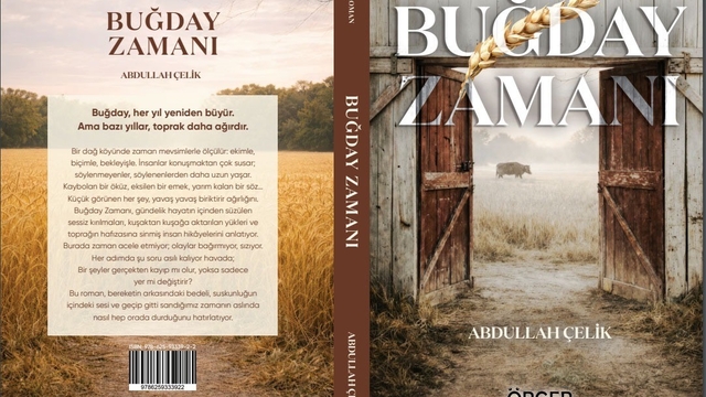 Gazeteci Çelik'ten edebiyat dünyasına "Buğday Zamanı"