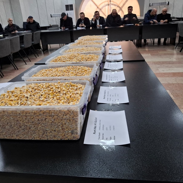 TİGEM'in 13,5 bin tonluk mısır satışı GTB'de gerçekleşti