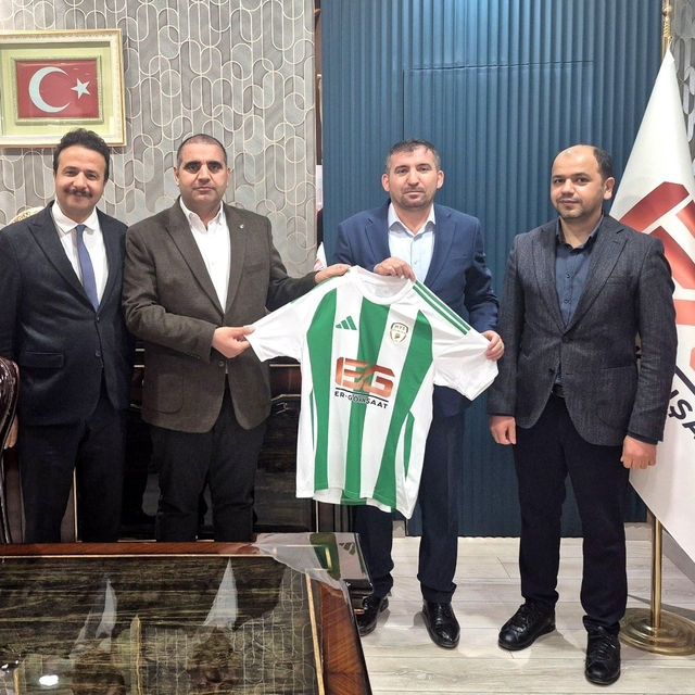 Yeşilyurtspor'dan göğüs sponsoruna ziyaret