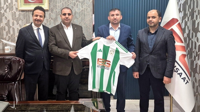 Yeşilyurtspor'dan göğüs sponsoruna ziyaret