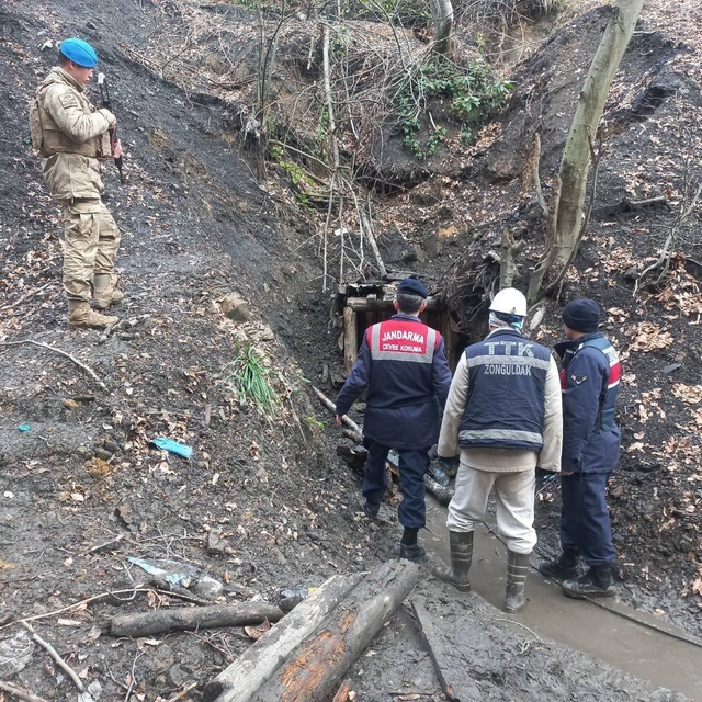 Zonguldak'ta 9 kaçak maden ocağı imha edildi