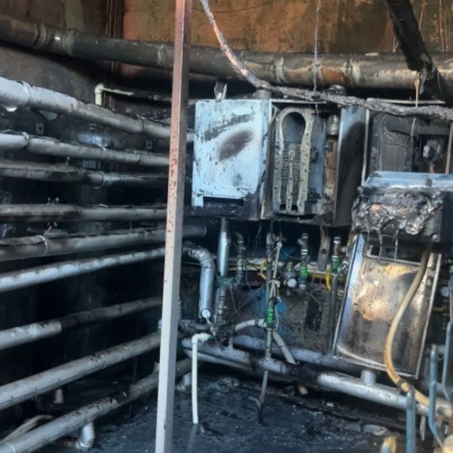 Alanya'da otelin kazan dairesinde çıkan yangın korkuttu