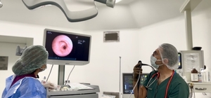 Manisa Şehir Hastanesi'nde bir ilk daha Manisa Şehir Hastanesinde çocuklarda Fleksible Bronkoskopi uygulanmaya başlandı