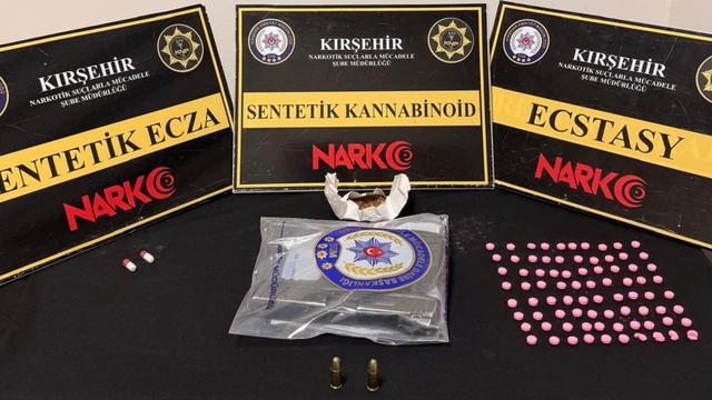 Kırşehir'de uyuşturucu operasyonunda yakalanan zanlı tutuklandı