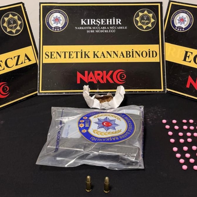 Kırşehir'de uyuşturucu operasyonunda yakalanan zanlı tutuklandı