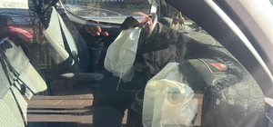 Dolmuş kazasında hava yastığı açıldı: 1 yolcu yaralandı