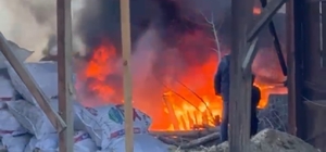 Çöp konteynerlerinde çıkan yangın korkuttu