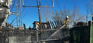 Karabük'te çöp konteynerinde çıkan yangın söndürüldü