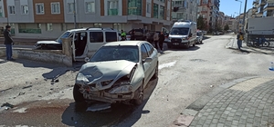 Kahramankazan’da iki araç çarpıstı, iki kişi yaralandı