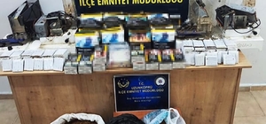 Edirne’de çok sayıda makaron ve kaçak tütün ele geçirildi