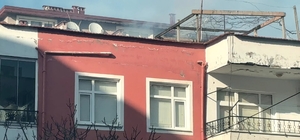 Ordu'da 3 katlı binada korkutan baca yangını