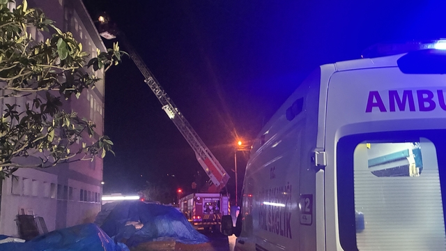 Ordu'da öğrenci pansiyonunda baca yangını