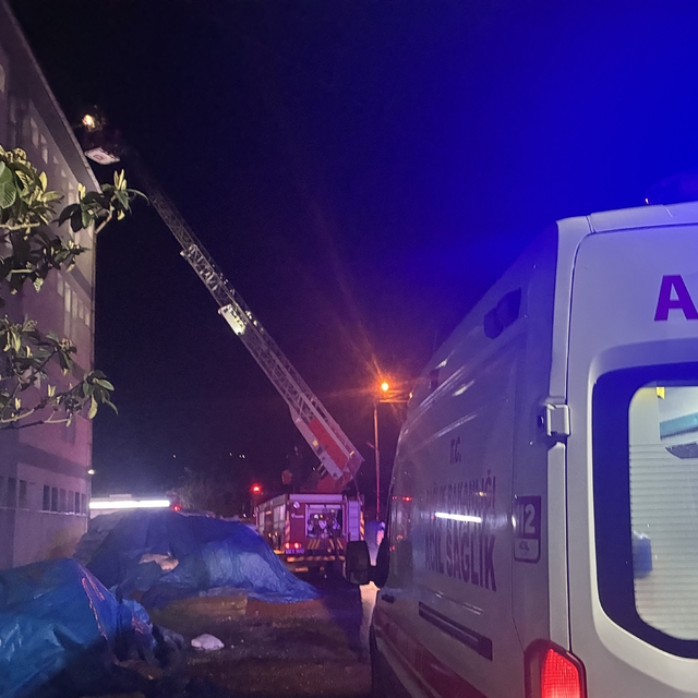 Ordu'da öğrenci pansiyonunda baca yangını