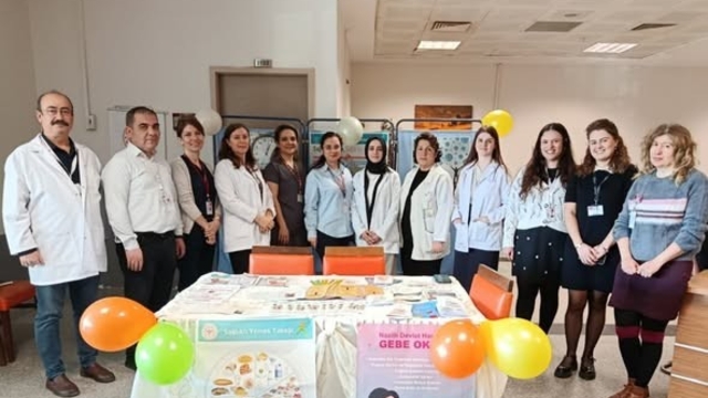 Nazilli Devlet Hastanesi'nde 'Ramazanda Sağlık' bilgilendirme standı kuruldu
