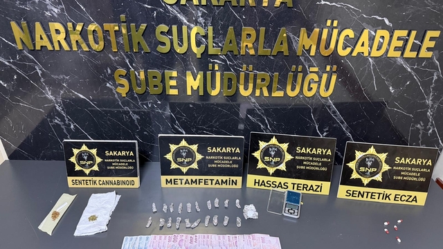 Sakarya'da uyuşturucu operasyonunda 2 şüpheli tutuklandı