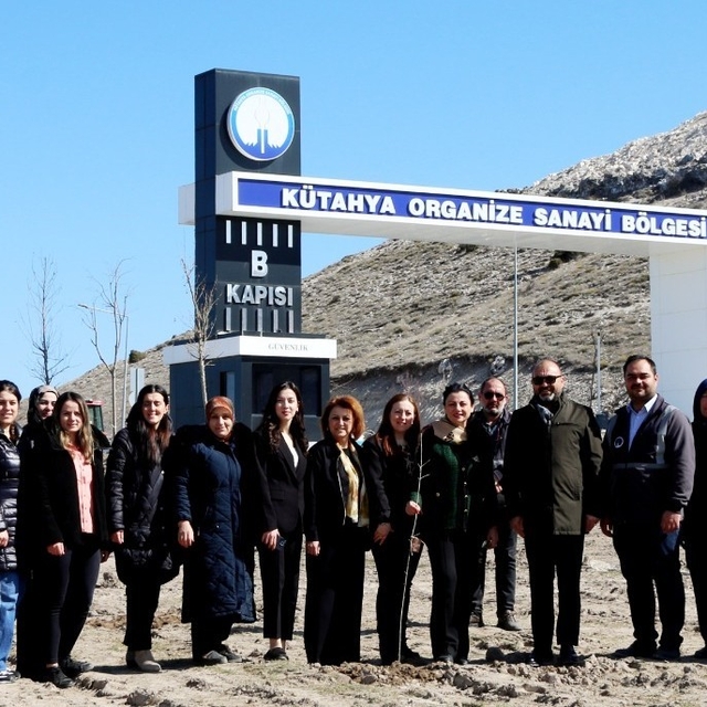 Kütahya OSB'de fidan dikim etkinliği