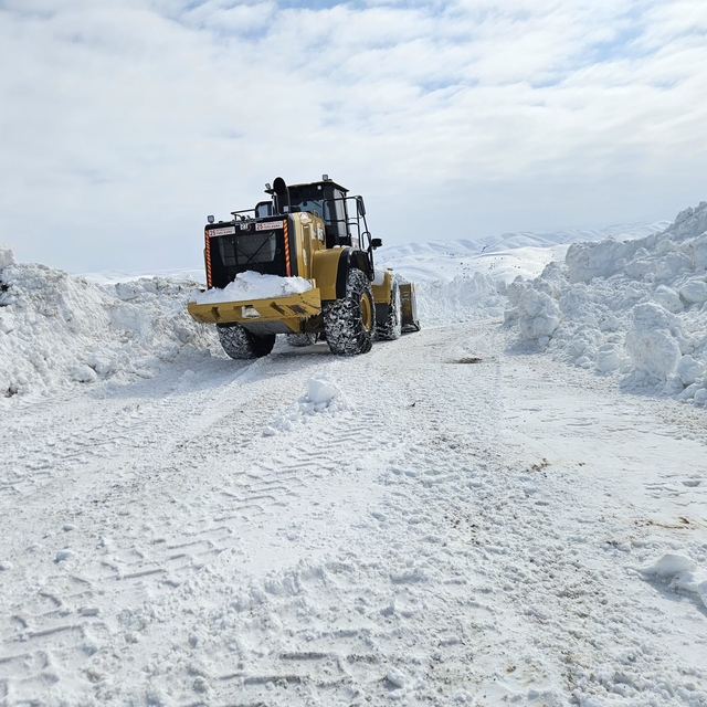 Erzurum, Tunceli ve Kars'ta kar nedeniyle 198 yerleşim yerinin yolu kapandı