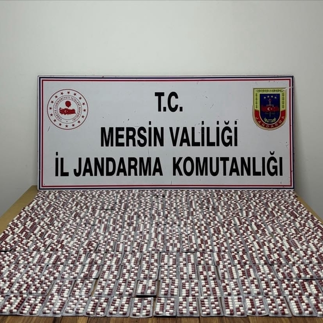 Mersin'de 5 binden fazla sentetik hapla yakalanan şüpheli tutuklandı