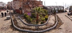 Cunda'da, araç trafiği ve yaya ulaşımına düzenleme