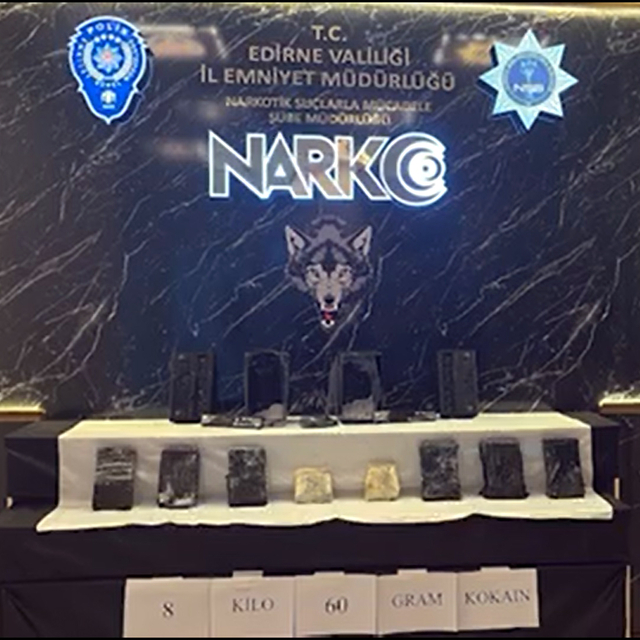 Kapıkule'de otomobilde 8 kilo 60 gram kokain ele geçirildi