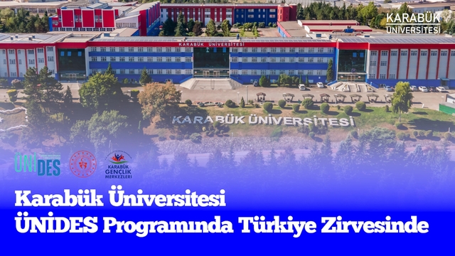 KBÜ, ÜNİDES programında Türkiye birincisi