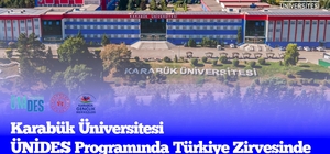 KBÜ, ÜNİDES programında Türkiye birincisi