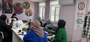 Batman'da kadınlar ilmek ilmek geleceği dokuyor