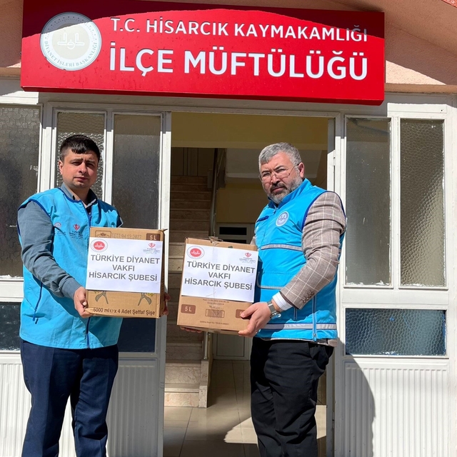 Hisarcık Müftülüğü'nden ihtiyaç sahiplerine Ramazan yardımı