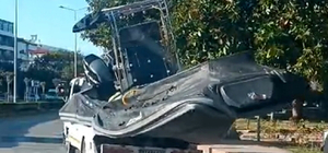 14 kaçak göçmenin öldüğü bot kıyıya çıkarılıp yediemin deposuna konuldu