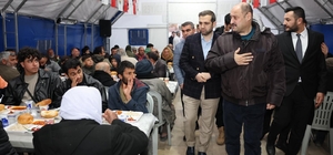 Gülpınar, iftar çadırında vatandaşlarla buluştu