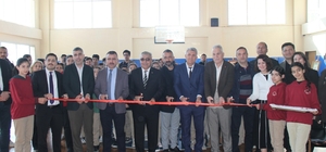 Serik'te "ebru, hat ve naht" sanat sergisi açıldı