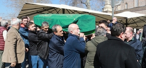 Balıkesir'in tanınmış esnafından Sinan Ergüven'in cenazesi toprağa verildi