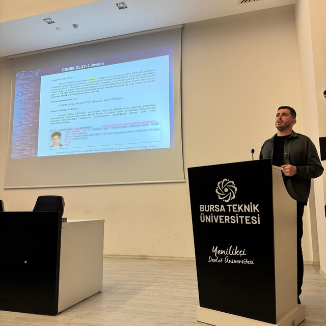 Bursa'da üniversite öğrencilerine "IBAN kiralamanın" riskleri anlatıldı