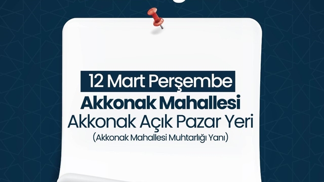 Merkezefendi Belediyesinin gönül sofrası Akkonak Mahallesi'ne kurulacak