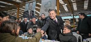 Başkan Akın Havranlı hemşehrileriyle aynı sofrada buluştu